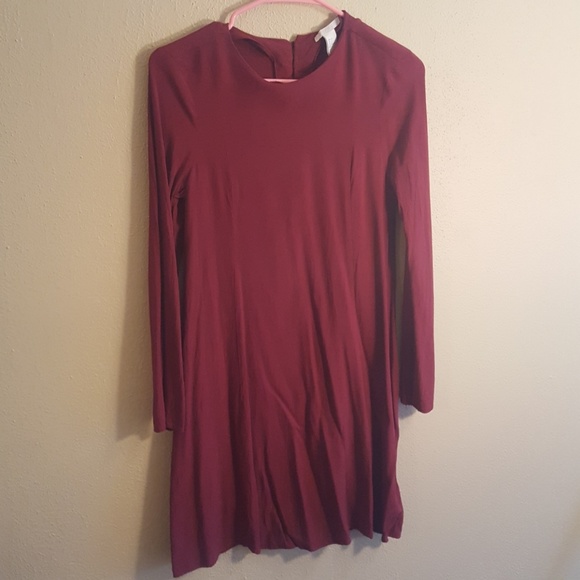 h and m long sleeve dress